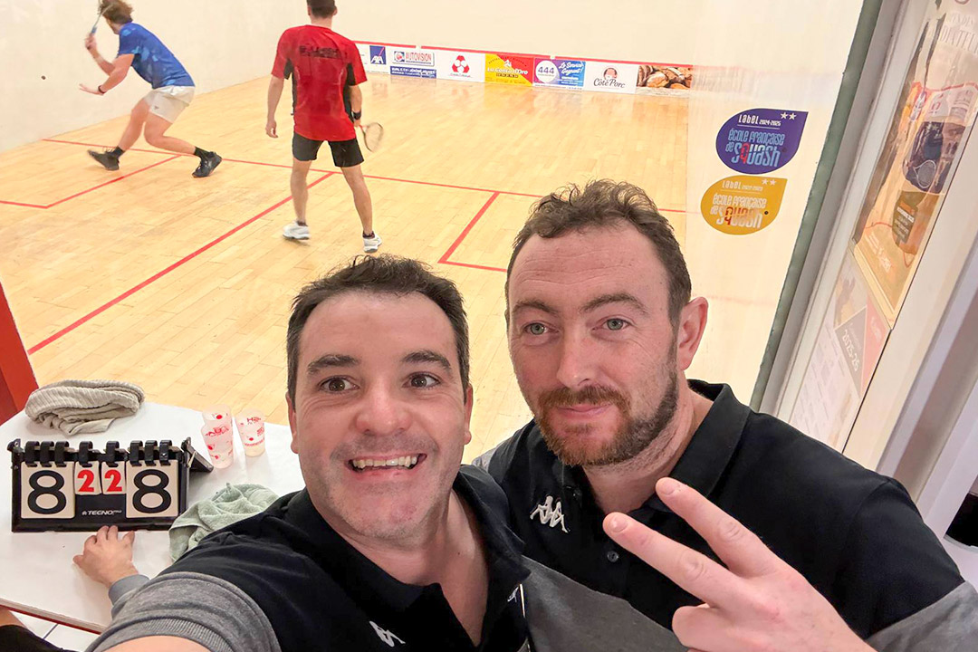 2 joueurs du club squash Issoudun