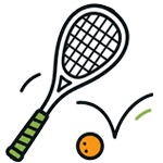 Picto Squash loisir